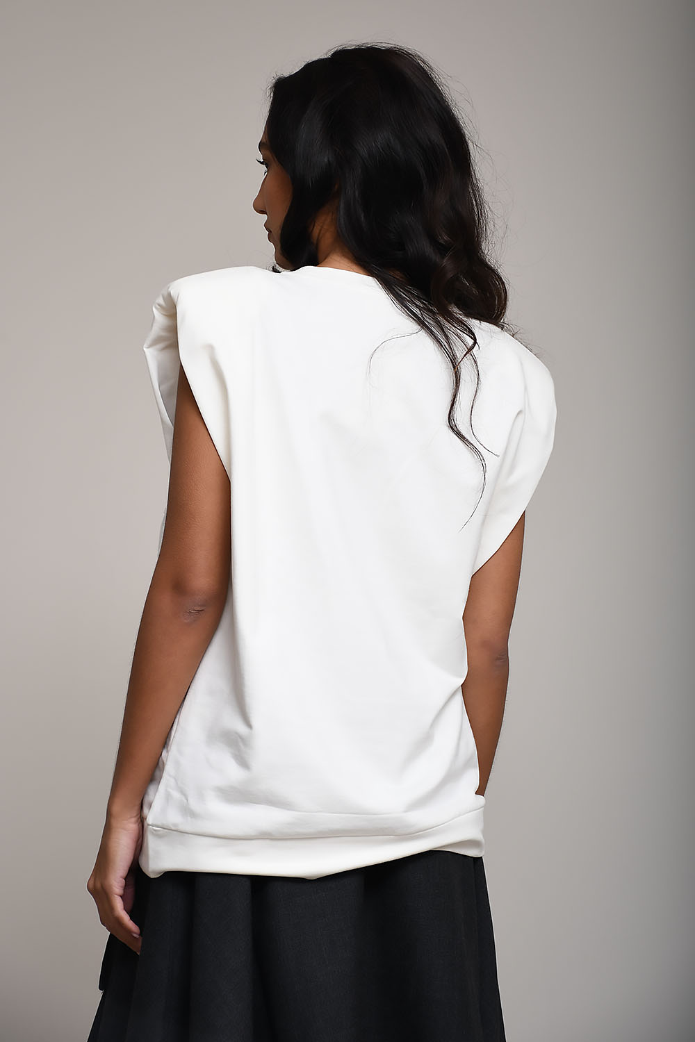 Sue cotton sleeveless sweater