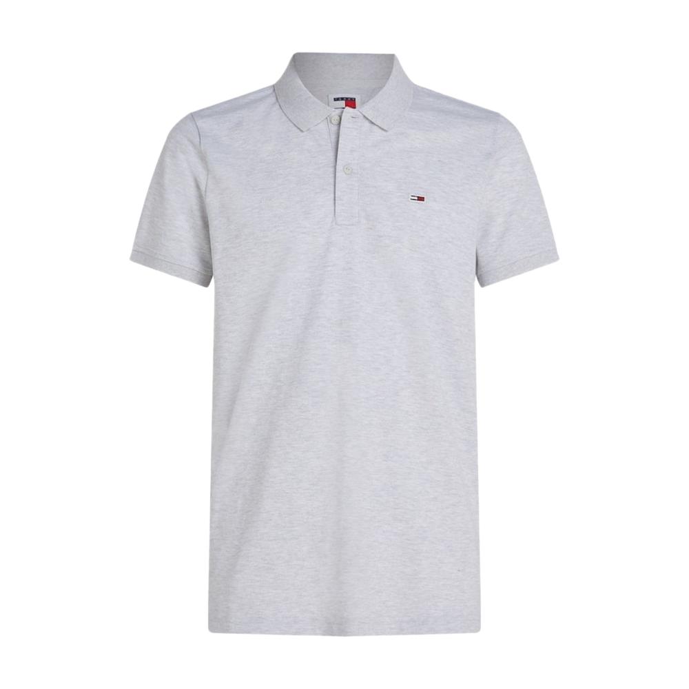 Tommy Hilfiger Polo Gris Homme Tommy Hilfiger Slim Placket