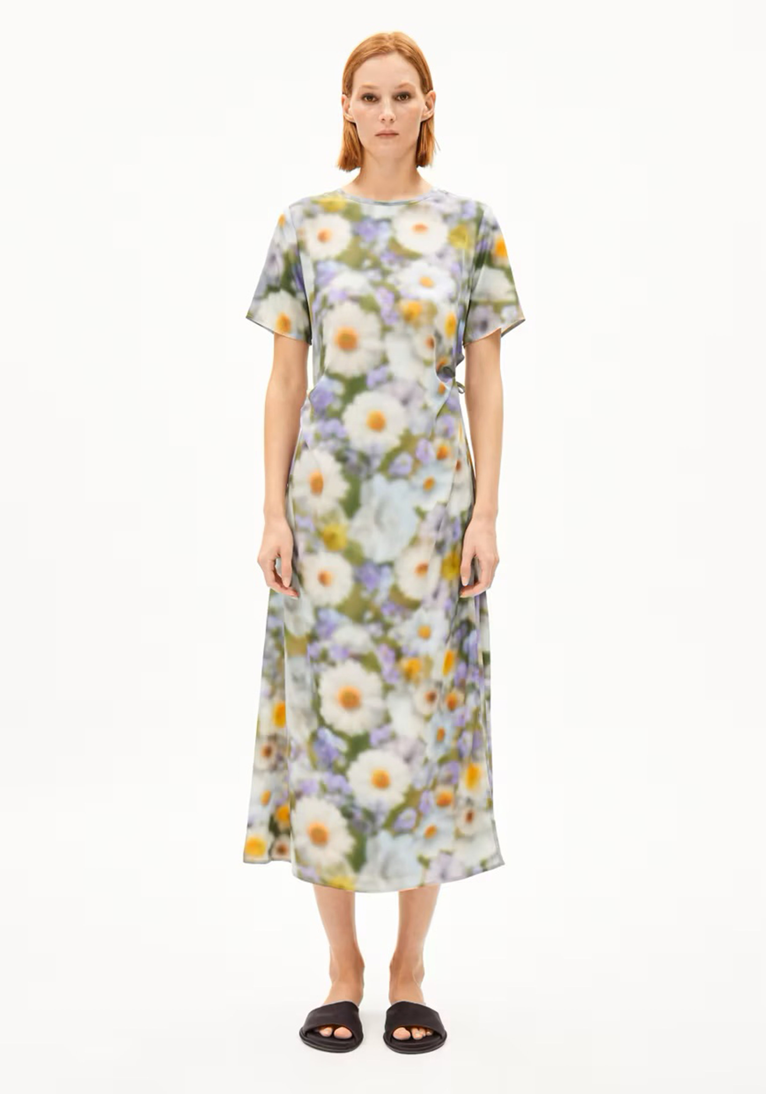 Armedangels Jerseykleid Sedisaa Green Garden Seagreen