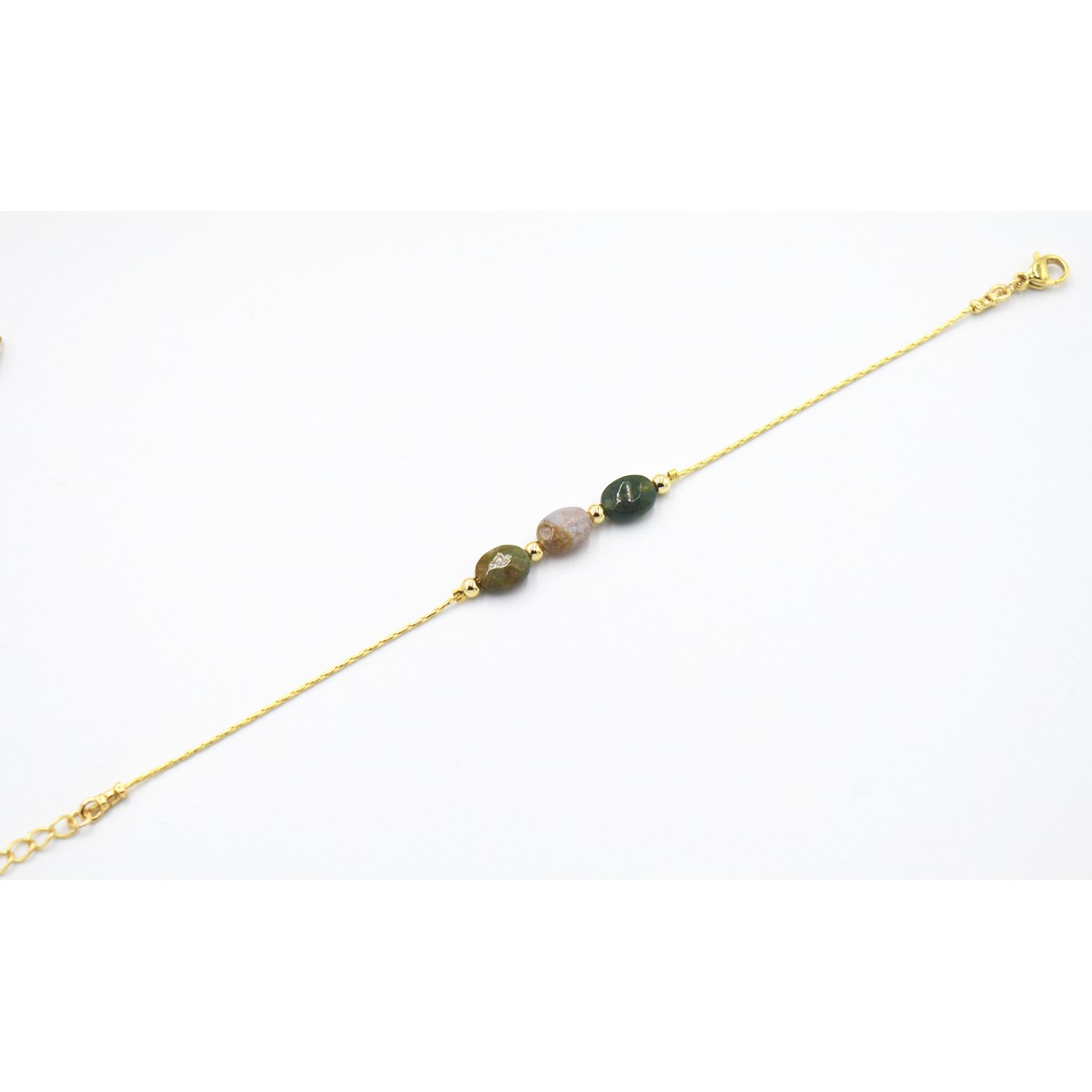 Bracelet orné de perles d 'Agate indienne