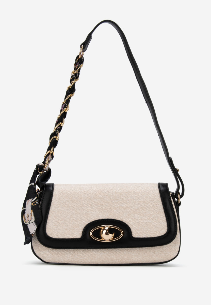 Sac bandoulière femme beige Alevia V2
