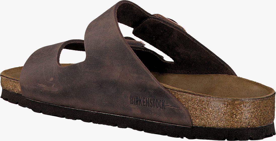 bruine birkenstock slippers arizona heren