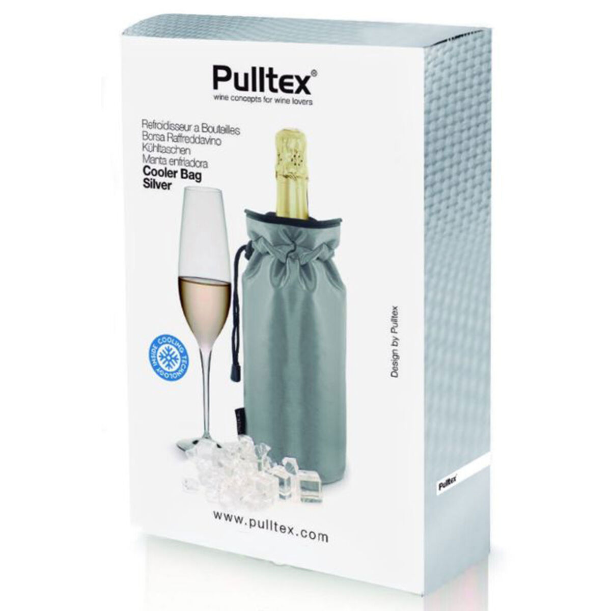 Pulltex Champagnekjøler, sølv