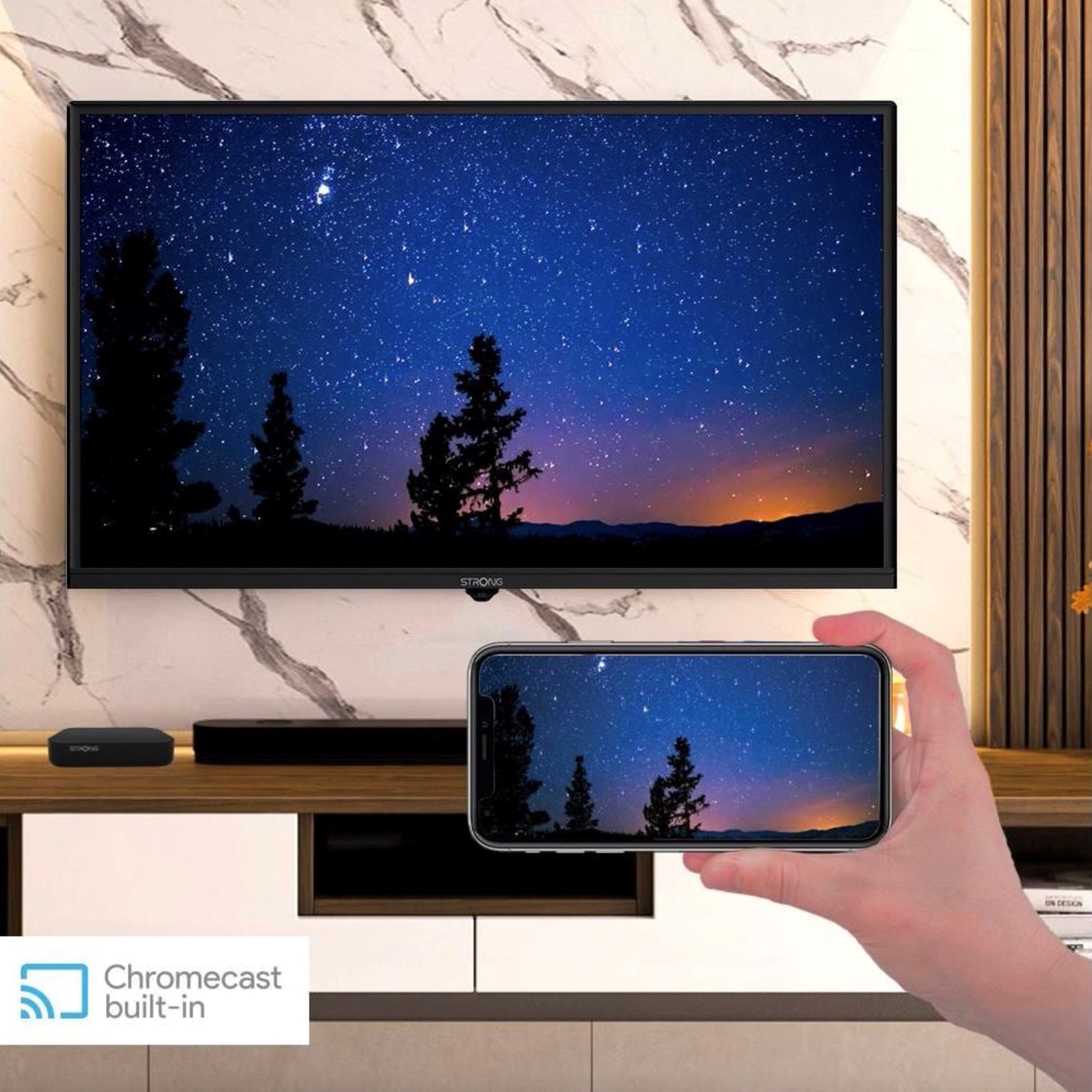 STRONG LEAP-S3 Mediespiller med Android-TV