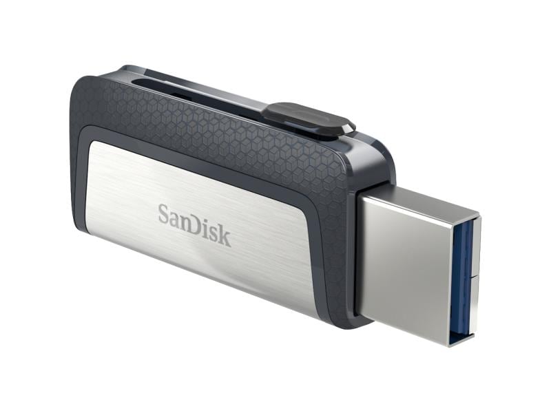 SanDisk USB-Stick Ultra Dual Drive USB Type-C 128 GB USB-Stick mit 128 GB Speicherkapazität und 150 MB/s Lesegeschwindigkeit