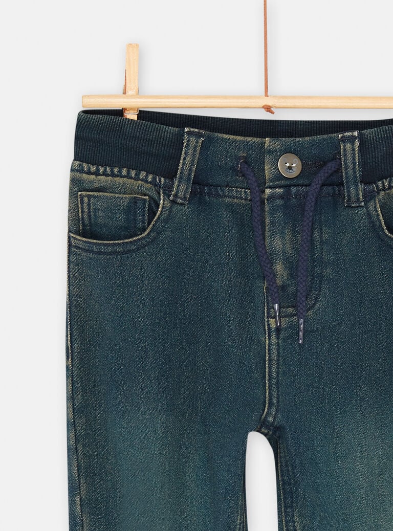 Jean denim fourré pour garçon