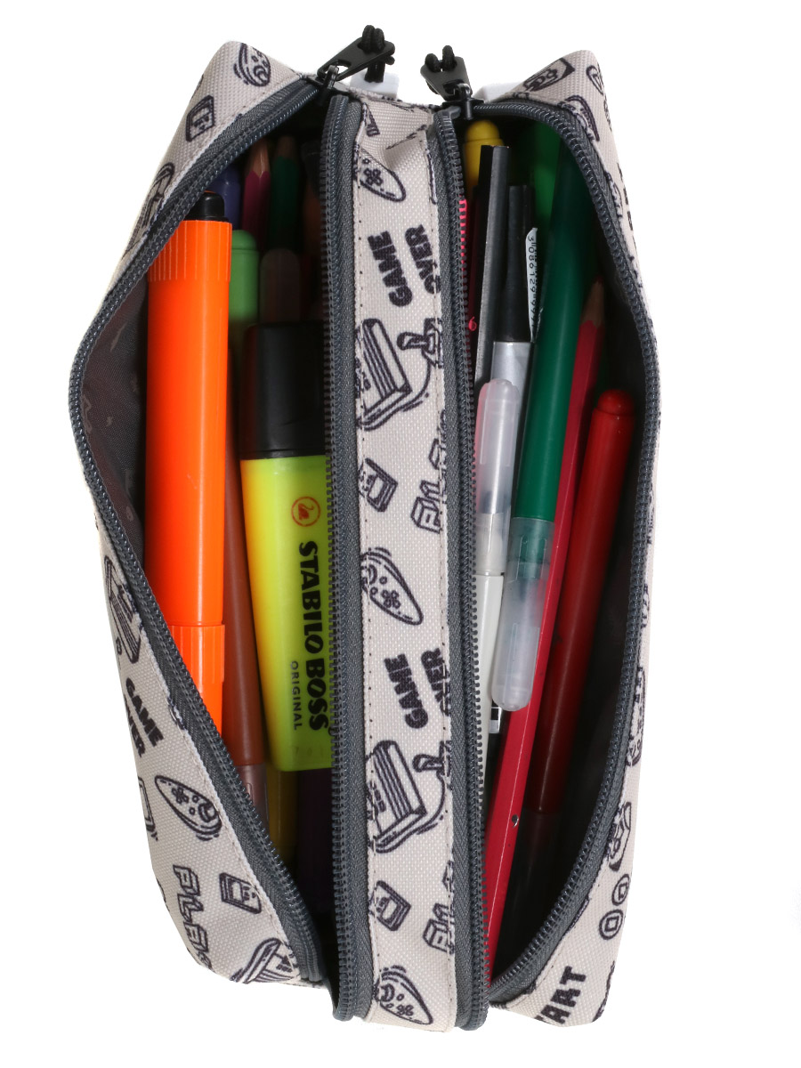Trousse Pol Fox Gamer - 2 compartiments