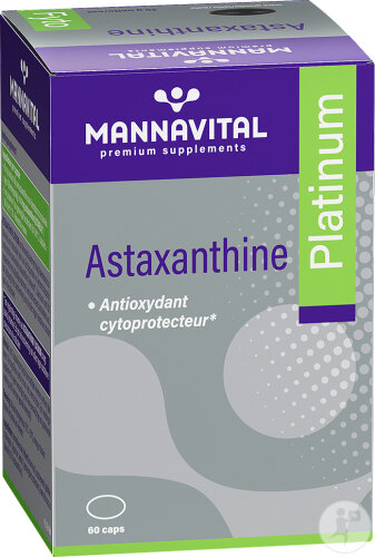 Mannavital Astaxanthine Platinum 60 Gélules