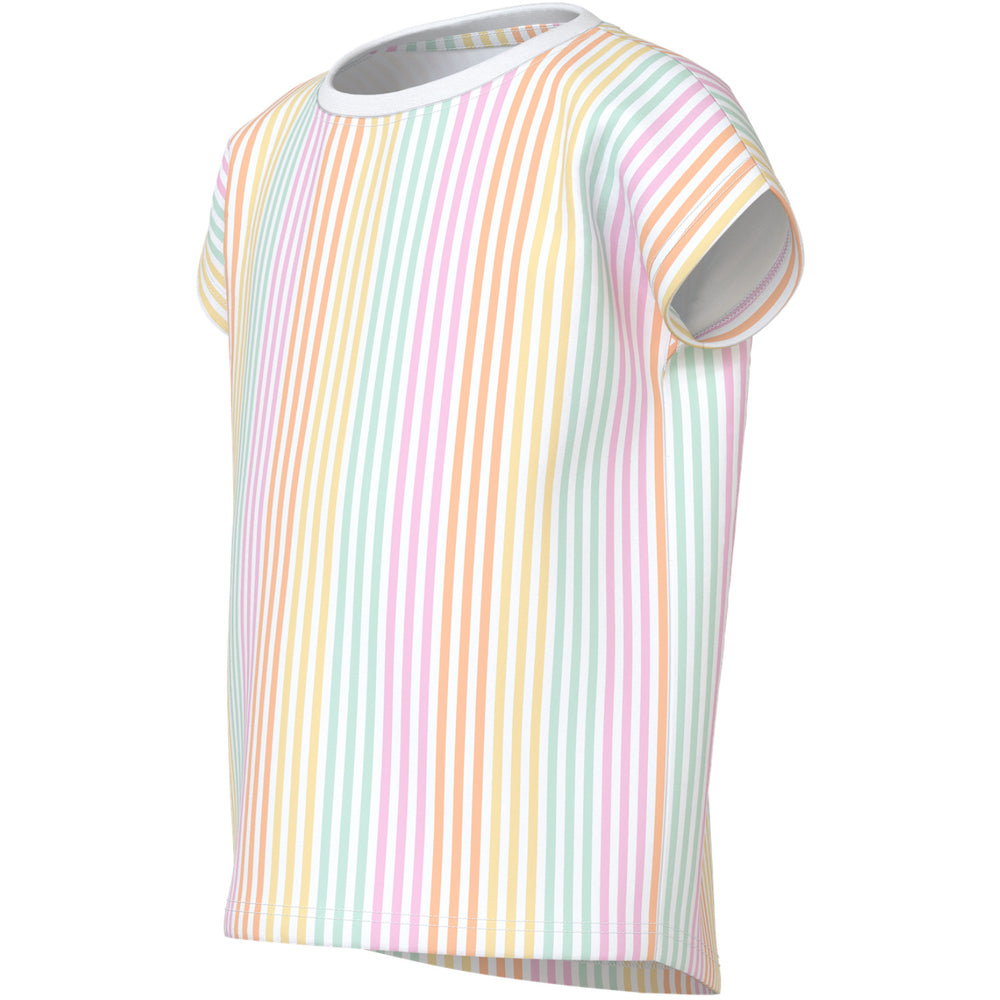 Køb Name It Bright White Cool Stripe Nmfvigga Capsl Top