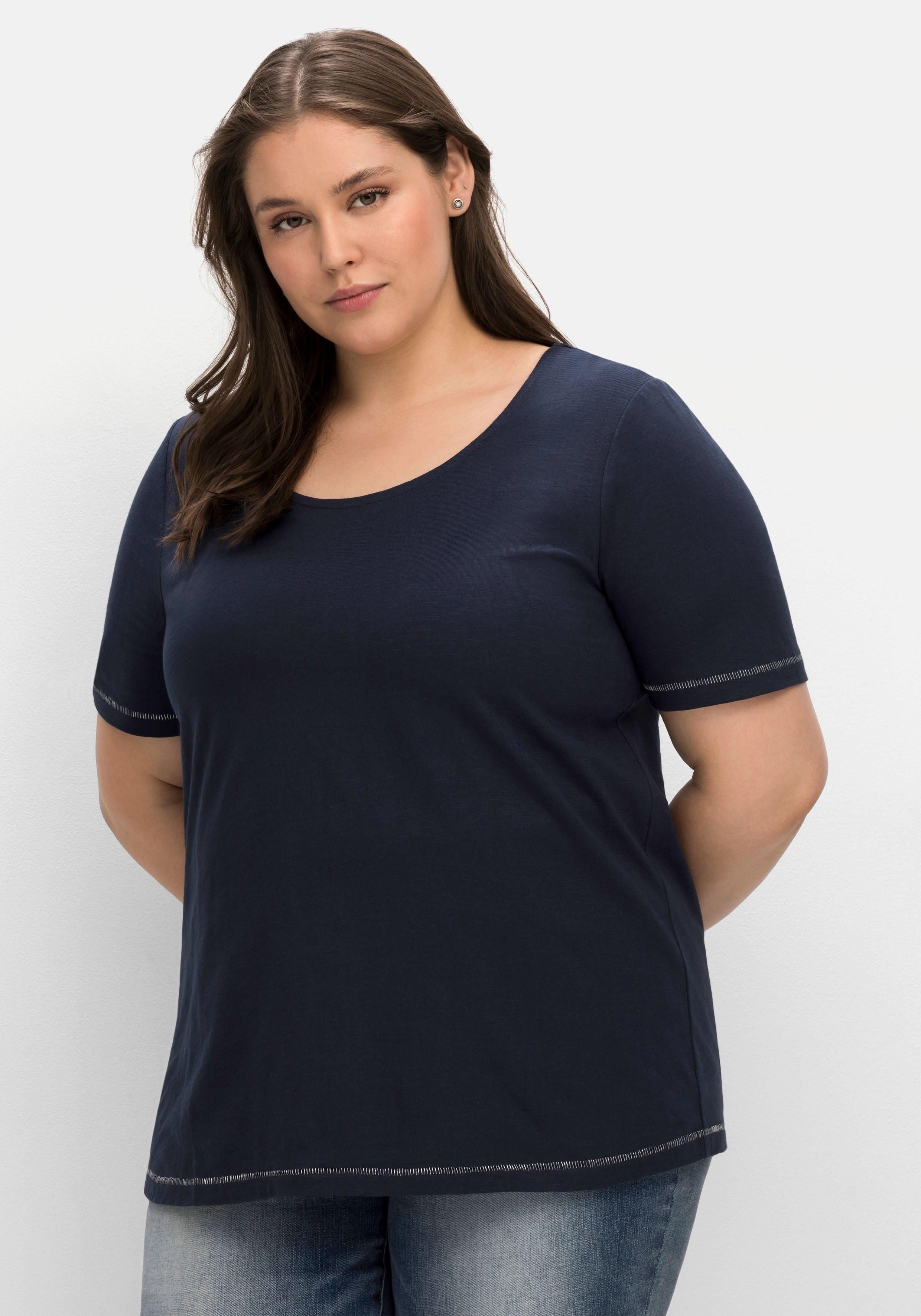 Shirt mit Print hinten auf der Schulter