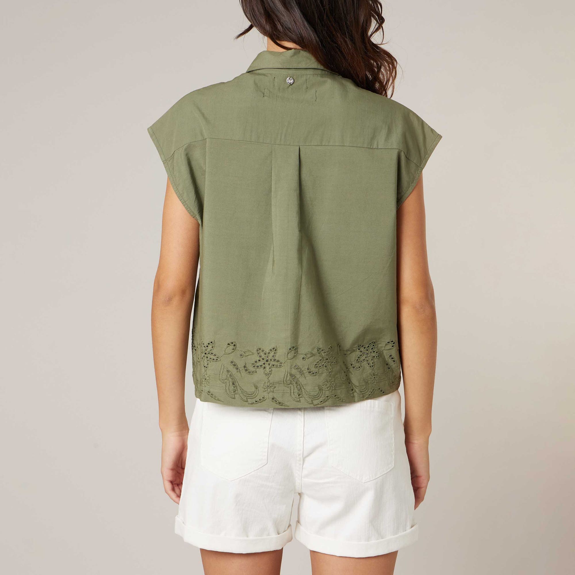 Blouse Femme kaki