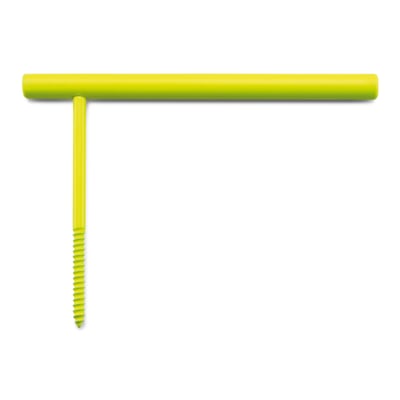 Toilettenpapierhalter Line Hook, RAL 1026 Leuchtgelb