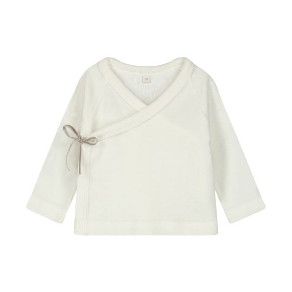 Mats & Merthe Zoe Overslagvest Off White 3 Mnd