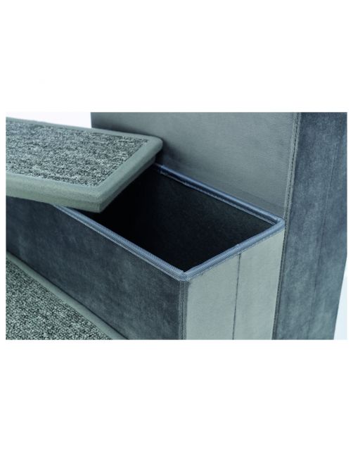 Trixie Hondentrap Met Opbergvak - Hondenloopplank - 34x45x50 cm Grijs