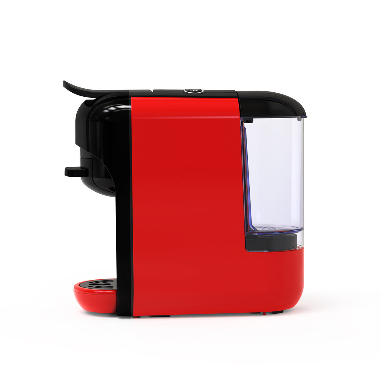 Kitchencook Machine à café multi dosettes et café moulu noir/rouge