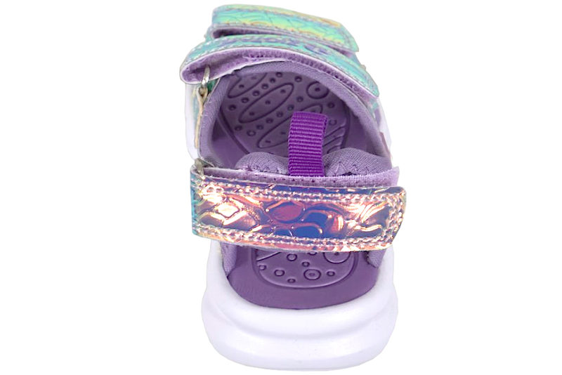 ZIGZAG SANDAL I METALLIC LILLA PU