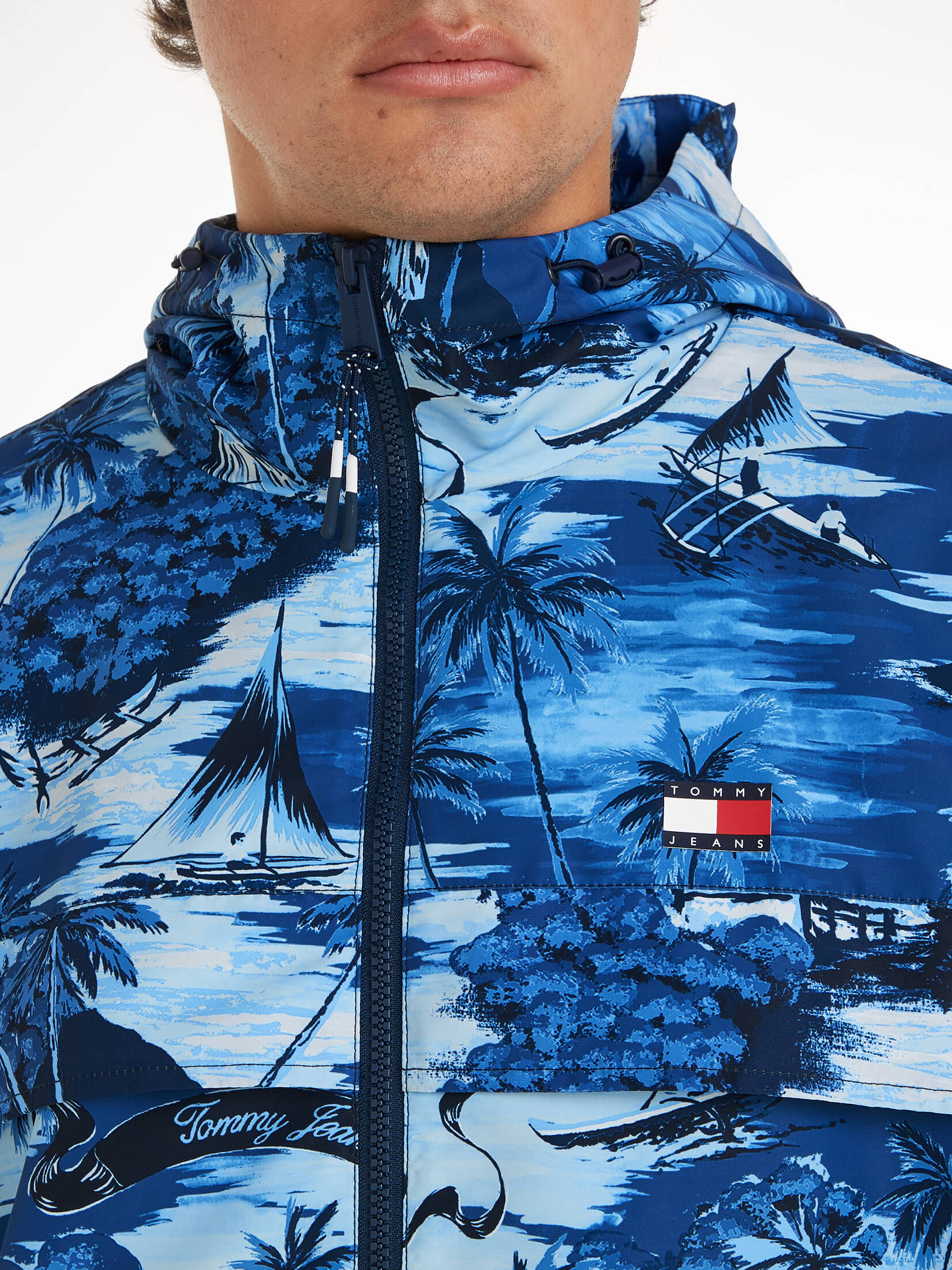 Tommy Jeans| Herren Windbreaker HAWAIIAN CHICAGO