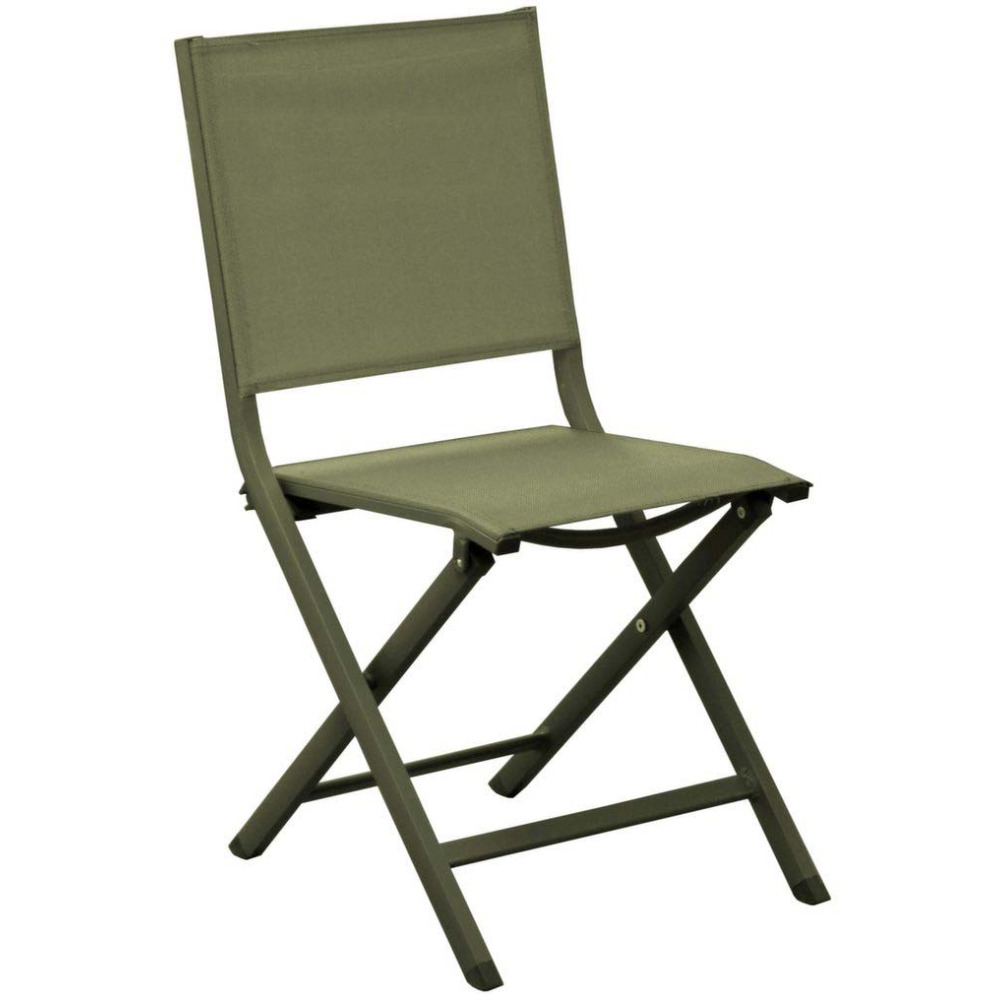 Chaise jardin pliante en aluminium thema