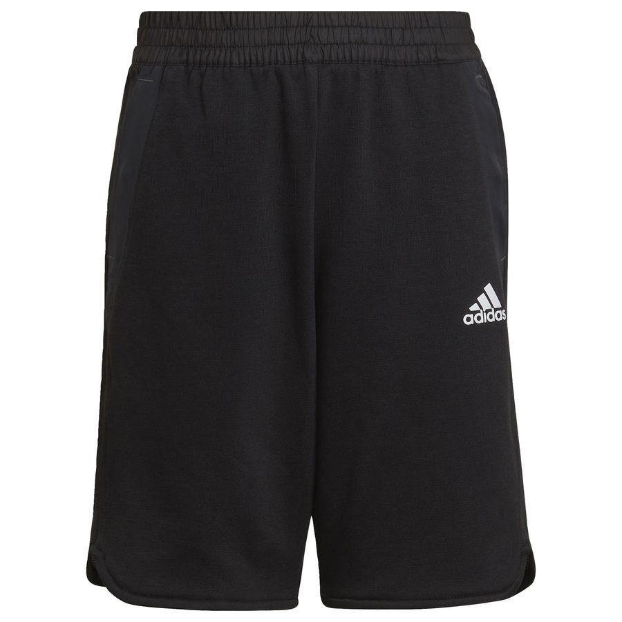 adidas Short d'Entraînement Designed for Gameday - Noir/Blanc Enfant