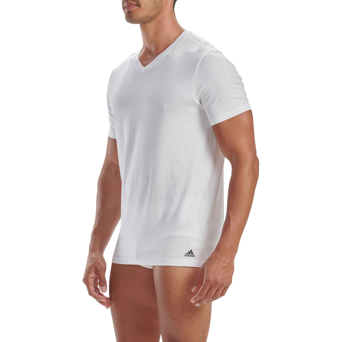 adidas 3-Pak V-Neck T-shirt Herre