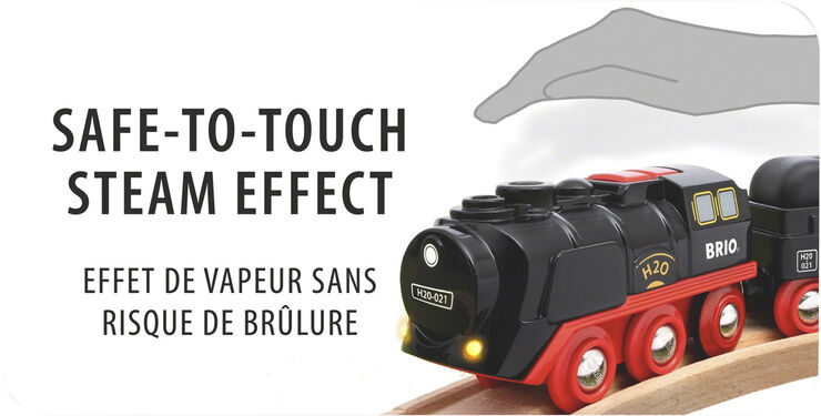 Brio Brio batteridrevet damptog
