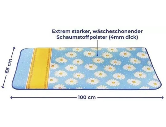 WENKO - Nappe de repassage - longueur 100 cm x largeur 65 cm - multi...