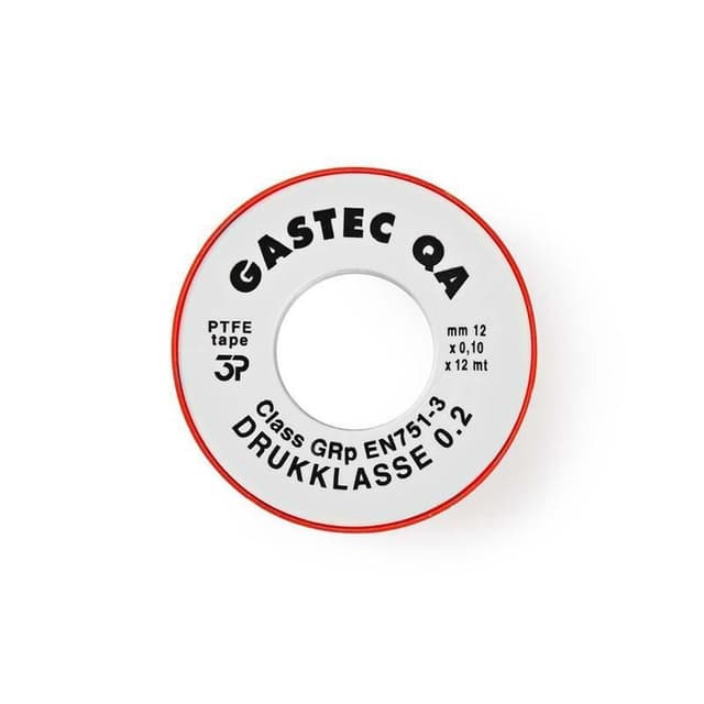 Nedis Slidbane Seal PTFE Tape | 12.00 m | Indretning: Forbindelse | Hvid / Rød