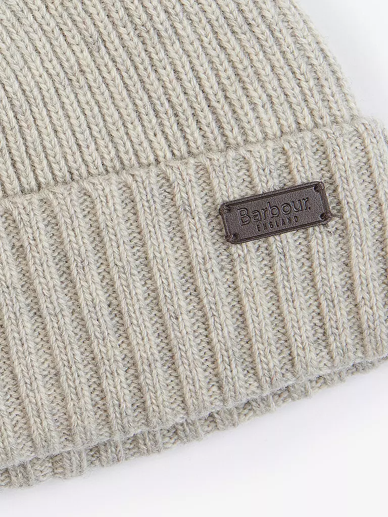 BARBOUR Mütze - Haube CARLTON hellgrau