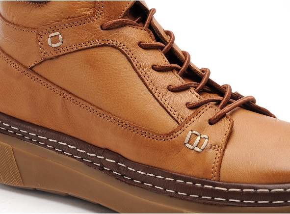 Coco abricot boots bottine plates femme mege marron