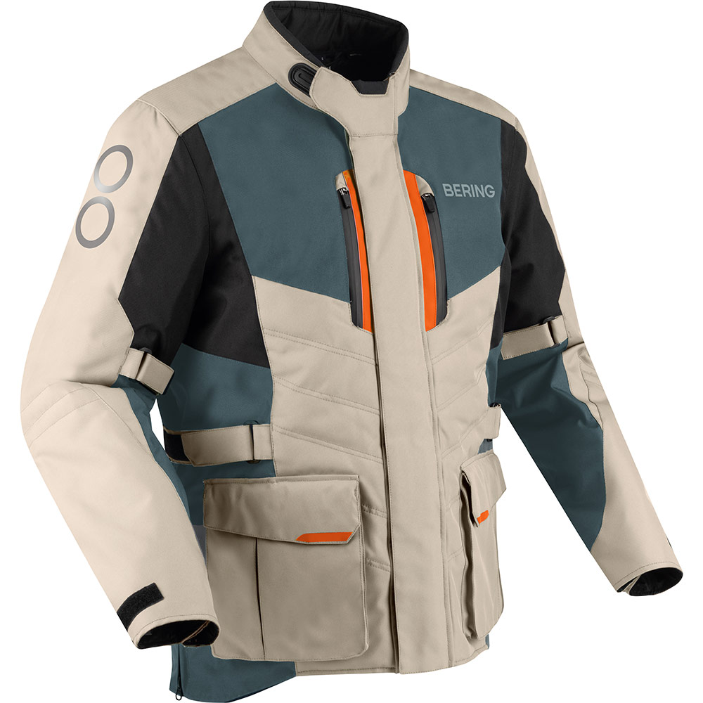 Bering - Veste Siberia Beige / Gris / Orange