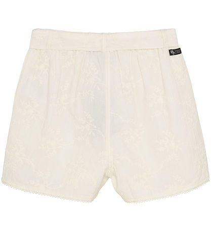 Indianer Blue Jeans Shorts - Cloud m. Strickerei