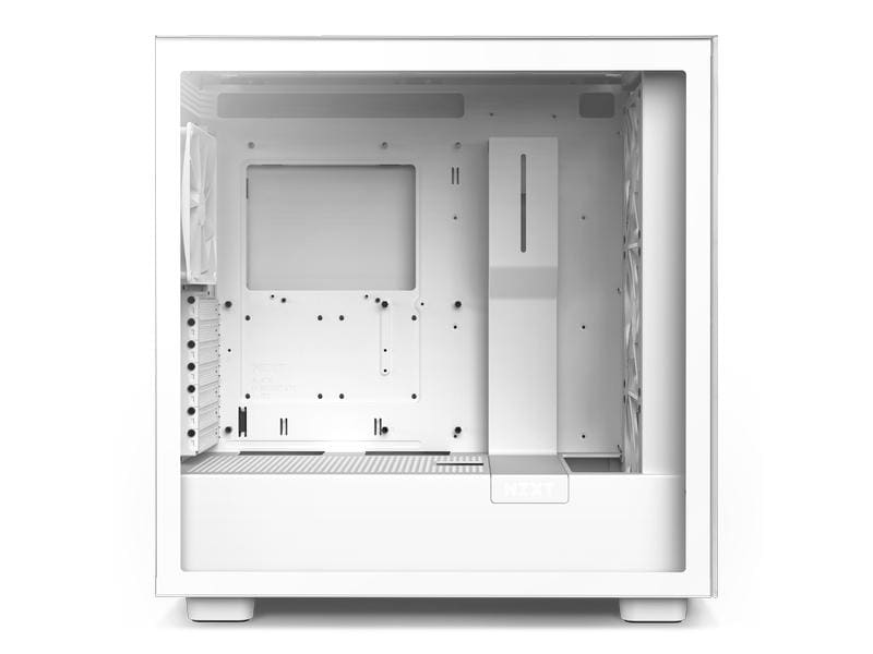 NZXT PC-Gehäuse H7 Elite 2023 Weiss matt Mid-Tower-Gehäuse mit Seitenfenster und RGB-Lüftern