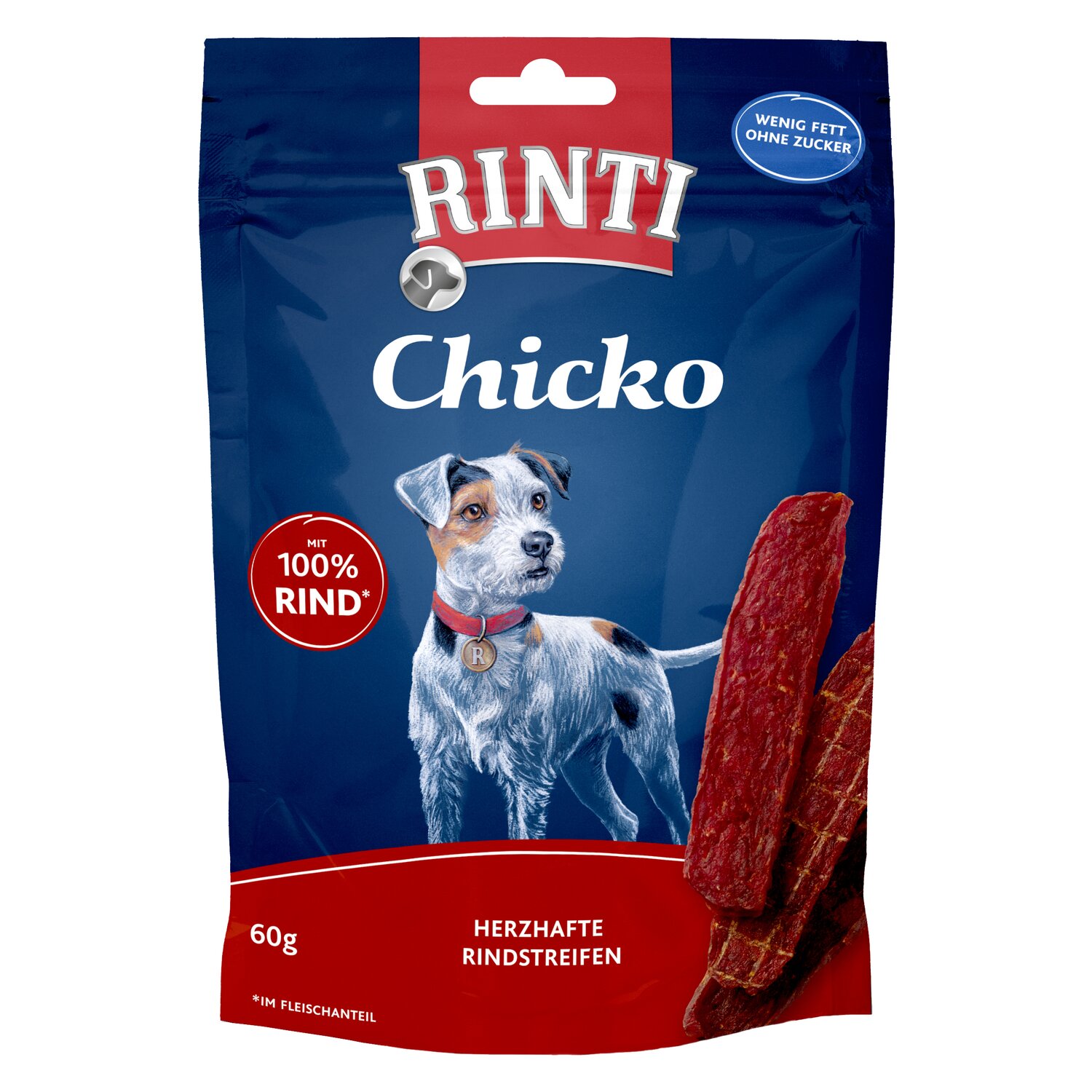 RINTI Fleischstreifen Extra Chicko  - Rind