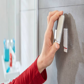 Tesa Haak Powerstrip rechthoekigL Metaal - 1 stuk