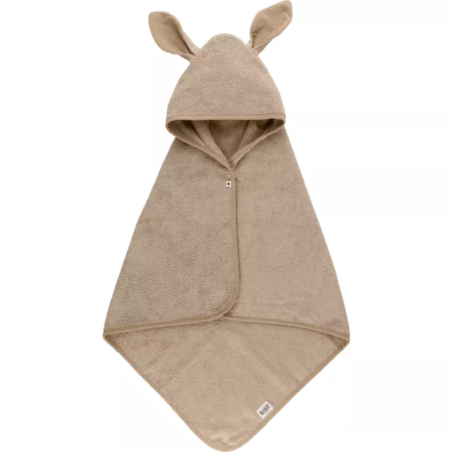 BIBS Kapuzenhandtuch Kangaroo Vanilla