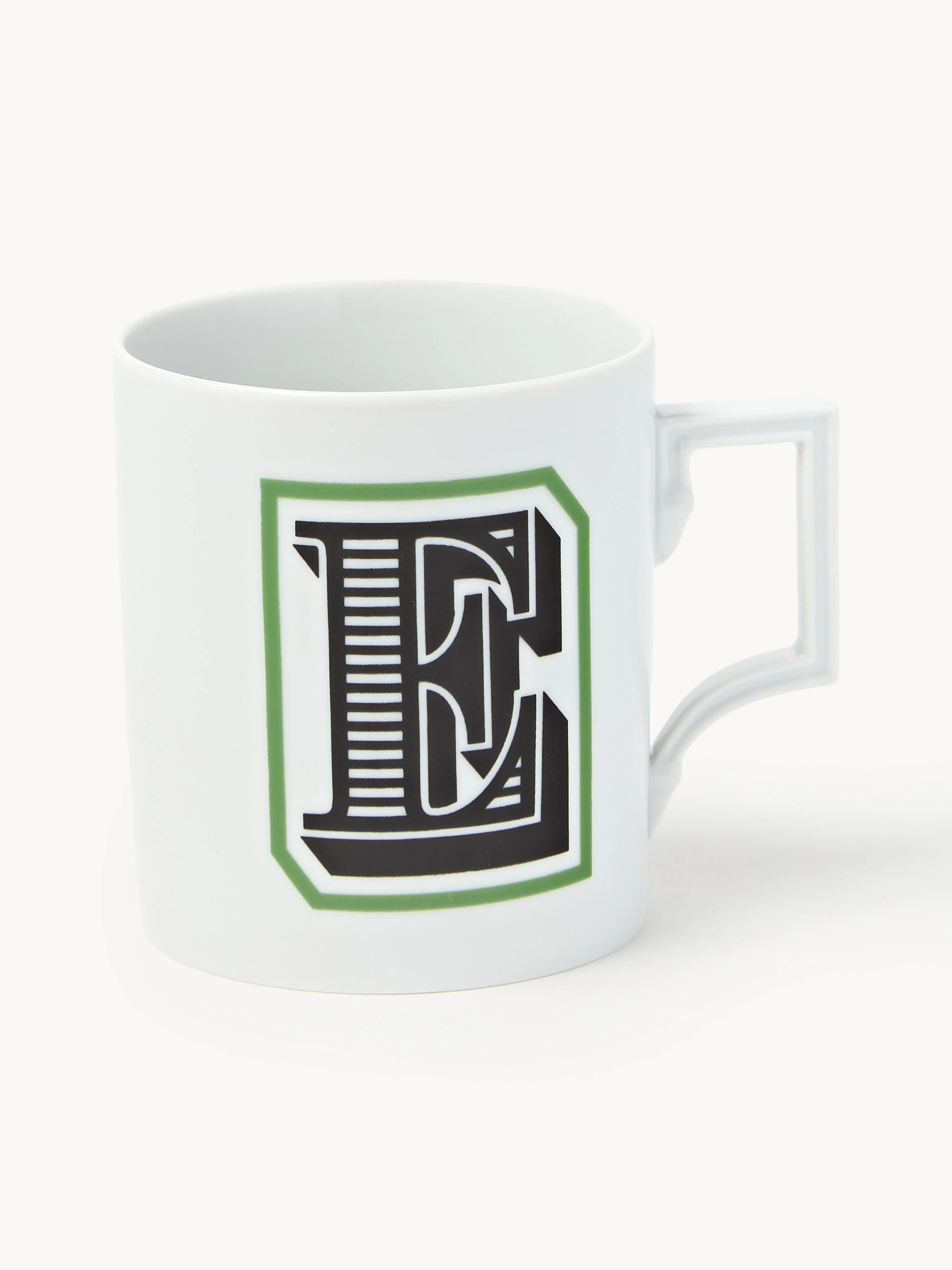 Handgemaakte beker Initials met decoratief motief, Westwing x MEISSEN