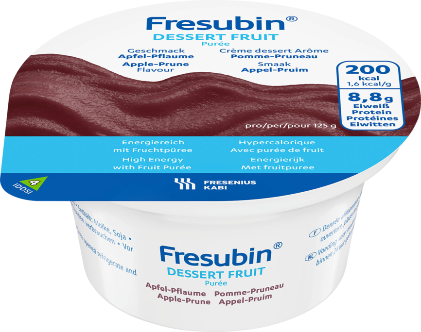 Fresubin Dessert Fruit næringspuré eple-sviske 4x125 g