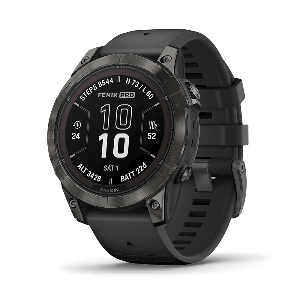 Garmin fenix 7 Pro Sapphire Solar Edition Smartwatch Schwarz/Carbongrau 47mm
