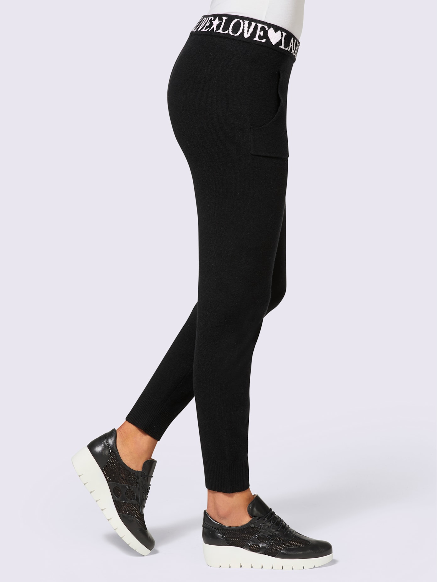 Pantalon de jogging tricot fin et doux