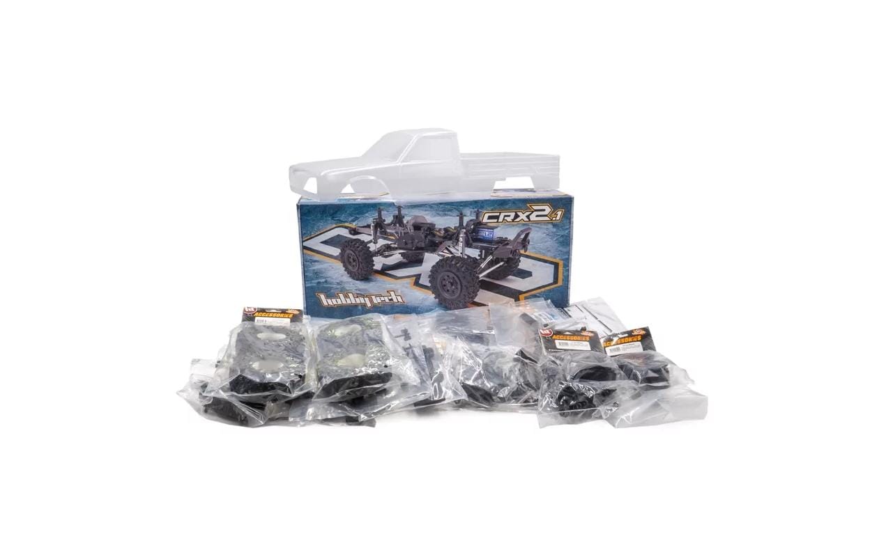 Scale Crawler CRX2.1 Peugeot 504 Pick-Up Bausatz, 1:10<br>Rock Crawler Builders Kit mit unlackierter Peugeot 504 Karosserie