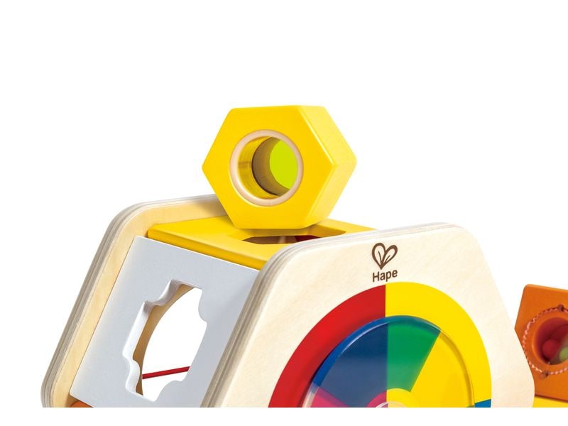 Hape Wunderbarer Formensortierer Steckspiel mit verschieden Farben und Formen