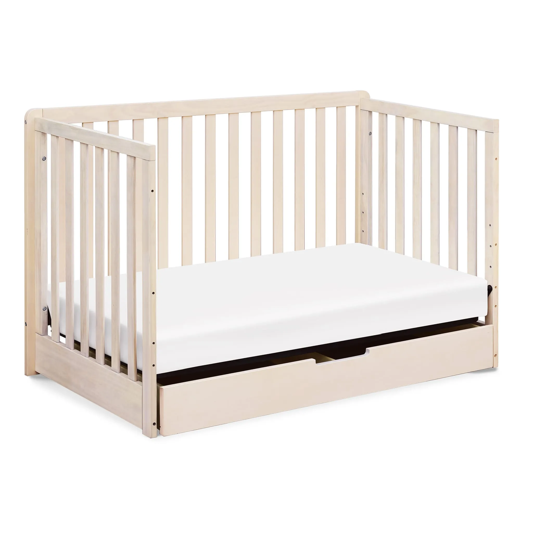 DaVinci Couchette Convertible 4-en-1 Colby avec Tiroir Gigogne - Naturel Lavé