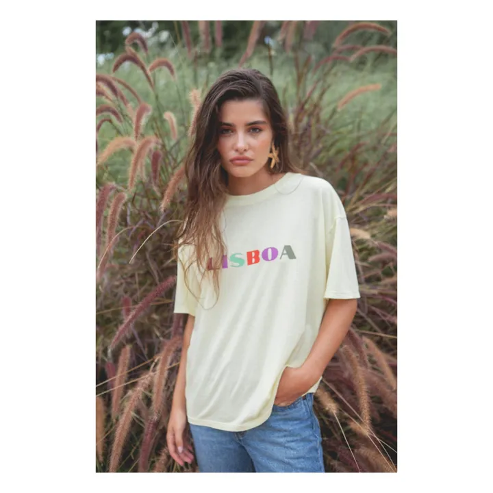 Marlot Paris T-Shirt Coton Bio Jil - Collection Femme | Jaune pâle