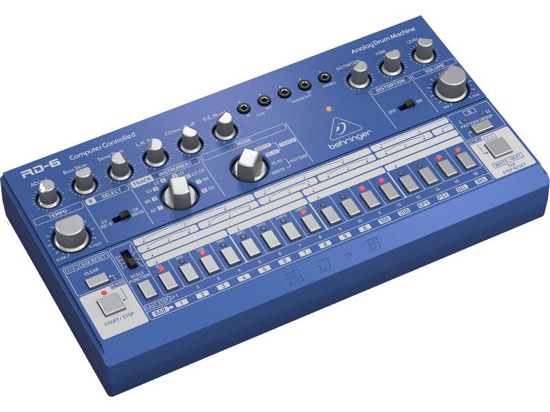 Behringer Drum Machine RD-6-BU Klassische analoge Drum Machine