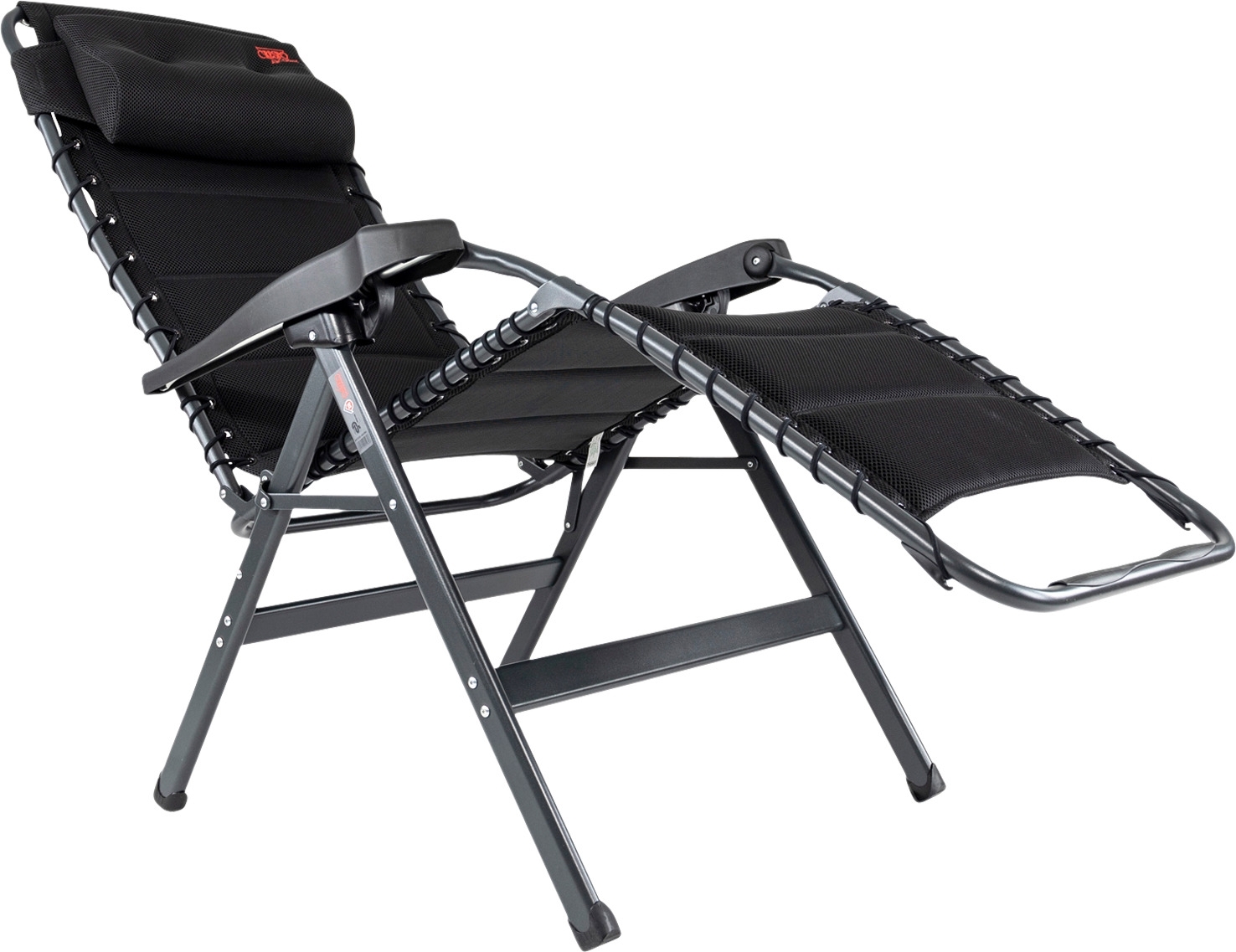 Crespo AP-232 Liegestuhl Air Deluxe schwarz