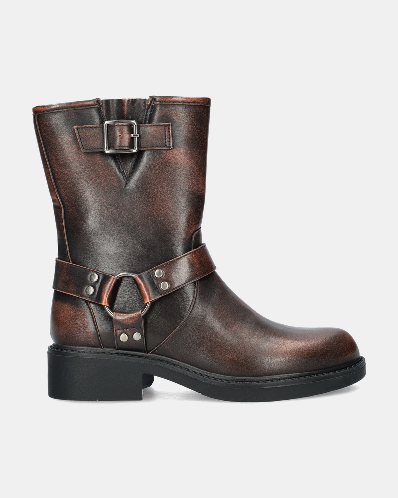 Claudia Ghizzani Bikerboots  - bruin