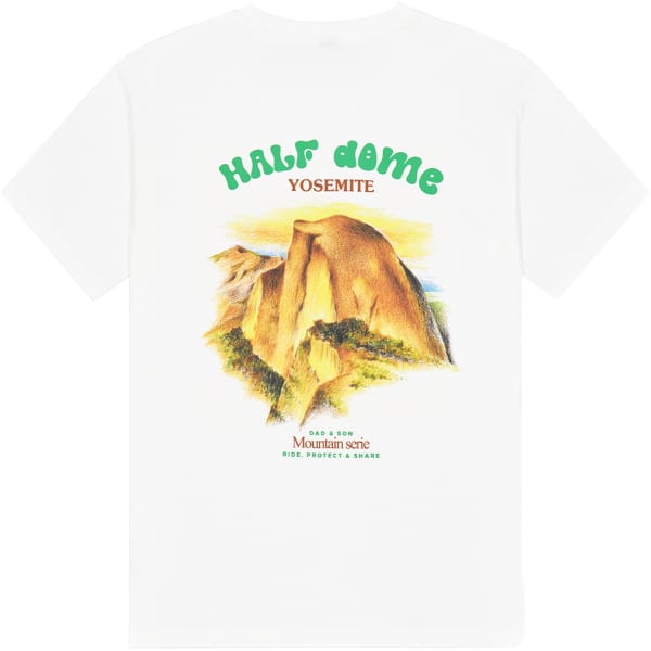 T-shirt PICTURE D&S HALF DOME TEE NATURAL WHITE