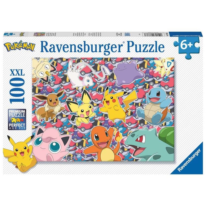 Puzzle - Pokèmon - Bereit zu kämpfen! - 100 Teile XXL