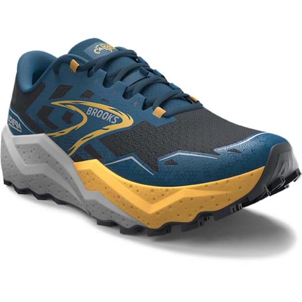 Chaussure trail BROOKS CALDERA 7 EBONY/BLUE SAPPHIRE/ORANGE