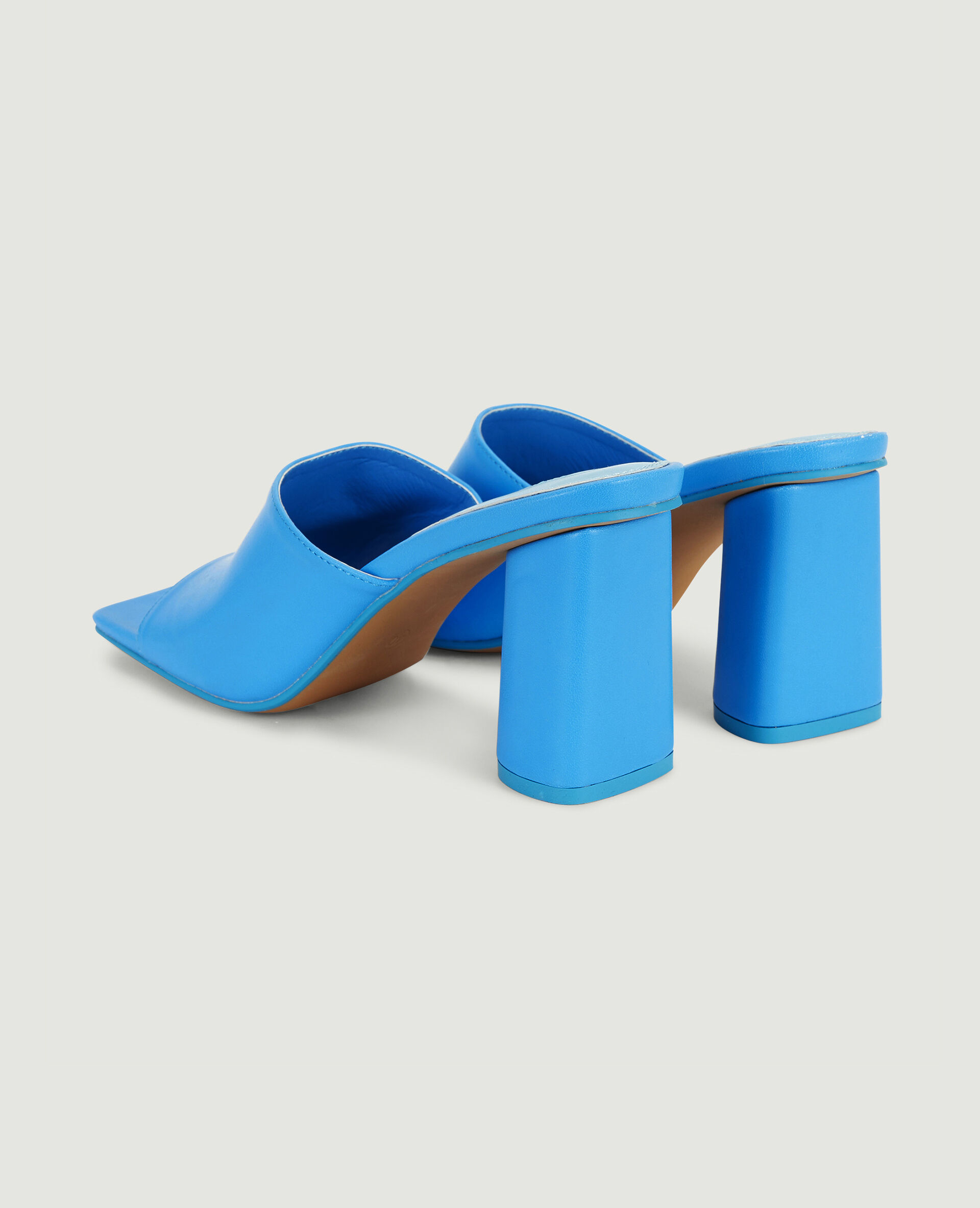 Mules à talons - Bleu foncé